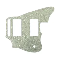 PICKGUARD FOR FENDER BLACKTOP JAGUAR SILVER SPARKLE