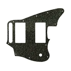 PICKGUARD FOR FENDER BLACKTOP JAGUAR BLACK SPARKLE