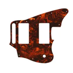 PICKGUARD FOR FENDER BLACKTOP JAGUAR FAUX TORTOISE