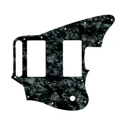 PICKGUARD FOR FENDER BLACKTOP JAGUAR BLACK PEARL