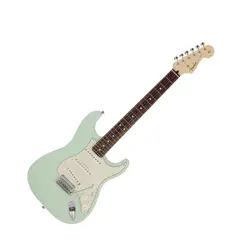 FENDER JUNIOR COLLECTION STRATOCASTER SATIN SURF GREEN GUITAR