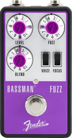 FENDER BASSMAN FUZZ EFFECTS PEDAL FOR BASS GUITARS - NEW