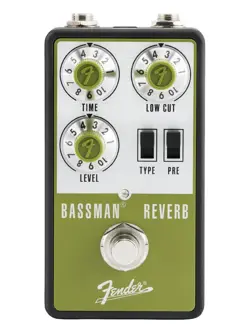 FENDER BASSMAN REVERB PEDAL - VERSATILE EFFECTS FOR BASS - NEW