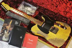 FENDER CUSTOM SHOP 1952 TELECASTER SUPER HEAVY RELIC AGED NOCASTER BLONDE #GGEHS