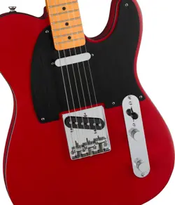 FENDER SQUIER 40TH ANNIVERSARY VINTAGE EDITION TELECASTER GUITAR - RED - NEW