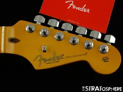 FENDER AMERICAN PROFESSIONAL II STRATOCASTER STRAT NECK + TUNERS, MN MAPLE.