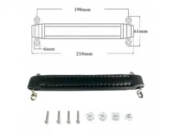 BLACK LEATHER STYLE GUITAR AMPLIFIER HANDLE STRAP FOR FENDER AMP INSTRUMENTS E