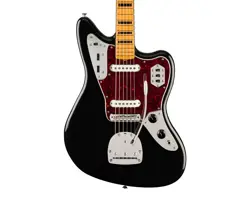 OPEN BOX FENDER VINTERA II 70S JAGUAR - BLACK W/ MAPLE FB
