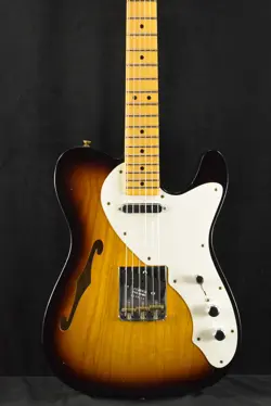 FENDER CUSTOM SHOP 50'S TELE THINLINE JOURNEYMAN RELIC 2 TONE SUNBURST (NAMM