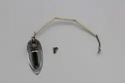 1979 VINTAGE FENDER STRATOCASTER INPUT JACK PLATE CUP CHROME STRAT 1970S