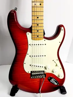 2017 FENDER STANDARD STRATOCASTER PLUS TOP AGED CHERRY BURST - MADE IN MEXICO 