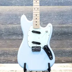FENDER PLAYER MUSTANG SONIC BLUE WITH LOLLAR PICKUPS ELECTRIC GUITAR W/BAG