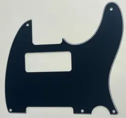 3 PLY BLACK PICKGUARD FIT FENDER TELECASTER  TELE 5 HOLE P90 STYLE