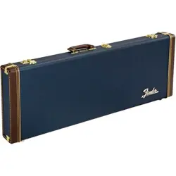 FENDER CLASSIC SERIES WOOD CASE FOR STRATCASTER / TELECASTER - NAVY BLUE