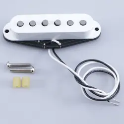 OPEN BOX FENDER TEX-MEX STRATOCASTER NECK SINGLE COIL GUITAR PICKUP WHITE