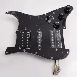 GUITAR PREWIRED LOADED PICKGUARD FOR FENDER COIL SPLITTING HUMBUCKER PICKUPS SET
