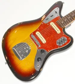 ELECTRIC GUITAR FENDER JG66 JAGUAR SUNBURST RELIC MADE IN JAPAN WITH CASE