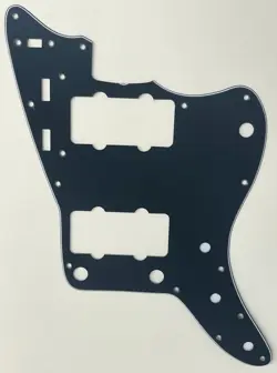 3 PLY BLACK PICKGUARD FIT FENDER AMERICAN VINTAGE 62 JAZZMASTER STYLE GUITAR