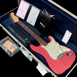 USED FENDER CS / 1963 STRATOCASTER JOURNEYMAN RELIC CC AGED FIESTA RED 2024