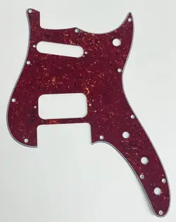 RED TORTOISE PICKGUARD FOR FIT FENDER DUO-SONIC OFFSET HS STYLE GUITAR PARTS