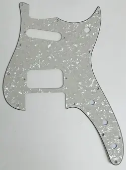 IVORY WHITE PEARL PICKGUARD FOR FENDER DUO-SONIC OFFSET HS STYLE GUITAR PARTS