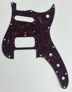 BROWN TORTOISE PICKGUARD FOR FIT FENDER DUO-SONIC OFFSET HS STYLE GUITAR PARTS