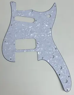 WHITE PEARL PICKGUARD FOR FIT FENDER DUO-SONIC OFFSET HS STYLE GUITAR PARTS