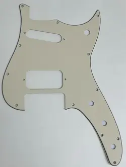 VINTAGE YELLOW PICKGUARD FOR FIT FENDER DUO-SONIC OFFSET HS STYLE GUITAR PARTS