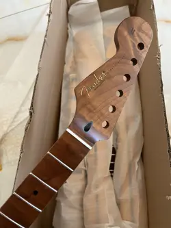 FENDER LEFT HAND ROASTED FLAME MAPLE 22FRET ST ELECTRIC GUITAR NECK TIGER MAPLE 