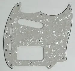 IVORY WHITE PEARL PICKGUARD FIT FENDER KURT COBAIN MUSTANG HS STYLE GUITAR PARTS