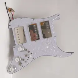 HHH PREWIRED LOADED PICKGUARD WITH ALNICO 5 PICKUP FOR FENDER STRAT GUITAR