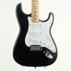 FENDER USA AMERICAN STANDARD STRATOCASTER BLACK USED ALDER BODY W/HARD CASE