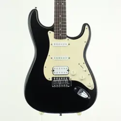 SQUIER BY FENDER BULLET STRATOCASTER HSS LAUREL BLACK USED MAPLE W/SOFT CASE