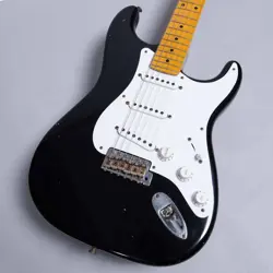 FENDER CUSTOM SHOP 1957 STRATOCASTER RELIC BLACK / 2013 USED ELECTRIC GUITAR
