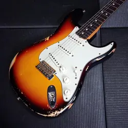 FENDER CUSTOM SHOP LIMITED 2021 1963 STRATOCASTER SUPERHEAVY RELIC AGED 3TONE
