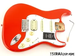 FENDER PLAYER II STRATOCASTER STRAT HSS LOADED BODY ALDER STRAT CORAL RED