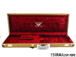 USA FENDER CUSTOM SHOP STRAT TELE, TWEED G&G HARDSHELL CASE 70TH ANNIE 54 NOS.