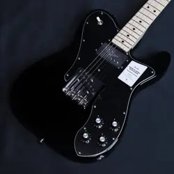FENDER TRADITIONAL 70S TELECASTER CUSTOM BLACK MAPLE GUITAR