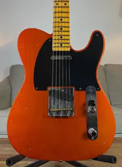 2022 FENDER CUSTOM SHOP LIMITED WW10 '55 JOURNEYMAN TELECASTER CANDY TANGERINE