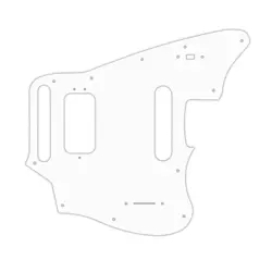 FENDER 2018-ON MADE IN MEXICO PLAYER SERIES JAGUAR PICKGUARD WHITE