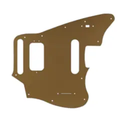 PICKGUARD GOLD CLEAR