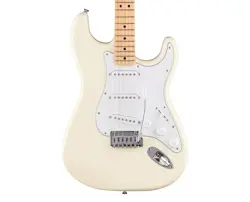 FENDER STANDARD STRATOCASTER ELECTRIC GUITAR - OLYMPIC WHITE W/MAPLE FB