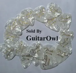 FENDER MEDIUM GUITAR PICKS WHITE MOTO 351 CELLULOID 18 PICKS MADE IN USA