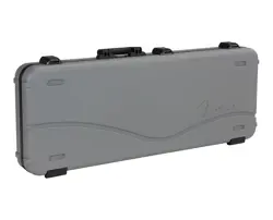 OPEN BOX FENDER DELUXE MOLDED STRAT/TELE CASE - SILVER/BLUE