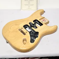 2021 FENDER AMERICAN PROFESSIONAL STRAT NATURAL ASH BODY ELECTRIC GUITAR USA