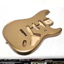 LIGHT FENDER ROAD WORN 60'S VINTERA STRAT BODY VINTAGE NITRO FIREMIST GOLD RELIC