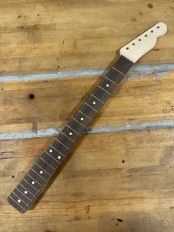 ALLPARTS JAPAN FENDER LICENSED TELECASTER NECK - UNFINISHED ASYMMETRICAL CARVE