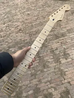 MAPLE 22 FRET ST ELECTRIC GUITAR NECK FOR DIY FENDER REPLACEMENT GLOSS