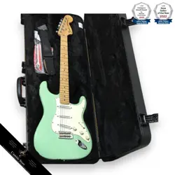 FENDER AMERICAN SPECIAL STRATOCASTER 2014 SURF GREEN DIMARZIO PICKUPS