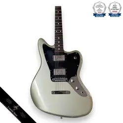 FENDER JAGUAR BLACKTOP ELECTRIC GUITAR MADE IN MEXICO HUMBUCKERS